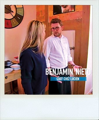 Le Chef Benjamin Nieto de Chez Lucien à Lyon sur C8